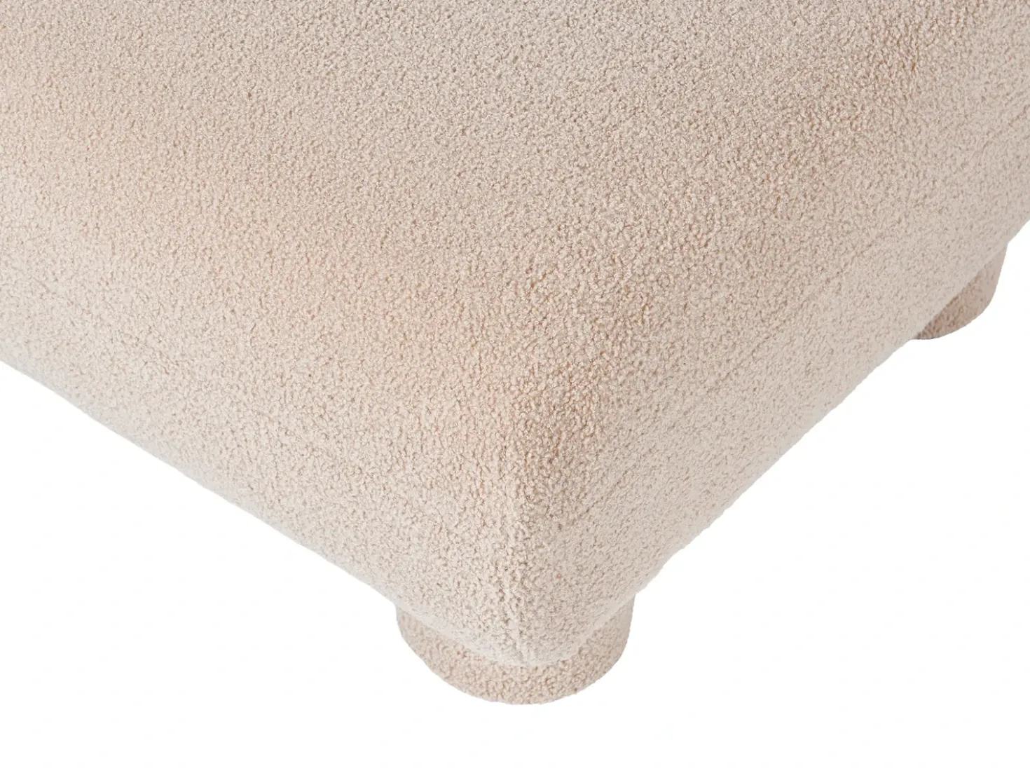 Fodskammel MJALBI Boucle Beige