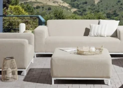 Fodskammel ROVIGO Beige