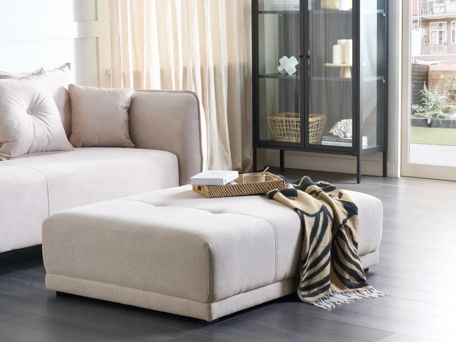 Fodskammel TORPO Beige