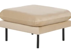 Fodskammel VINTERBRO Velour Beige