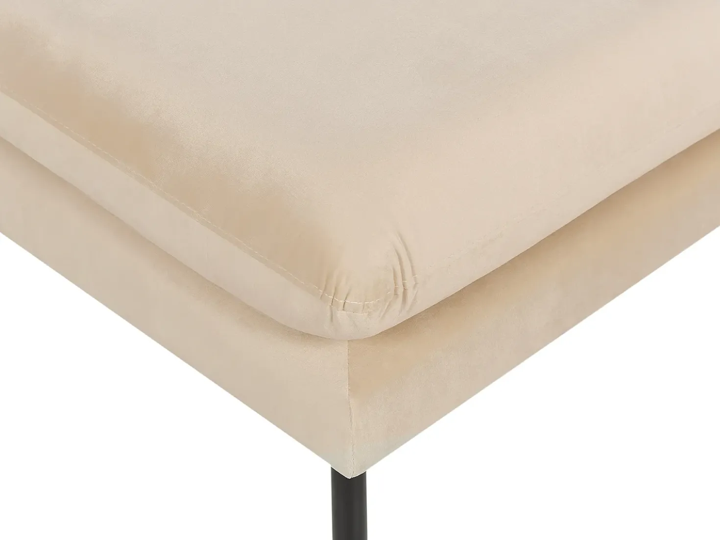Fodskammel VINTERBRO Velour Beige