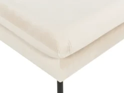 Fodskammel VINTERBRO Velour Lys Beige