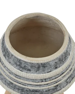 Forhøjet plantekrukke ATHAEA 37 cm Beige