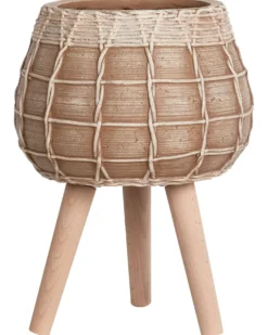 Forhøjet plantekrukke DARMERA 30 cm Lysebrun