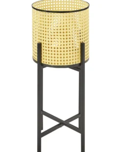 Forhøjet plantekrukke FALLOPIA Metal 25 cm Beige