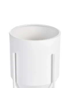 Forhøjet plantekrukke HYBRIDUM Metal 33 cm Hvid