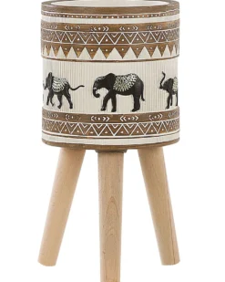 Forhøjet plantekrukke KOTTES 22 cm Lysebrun