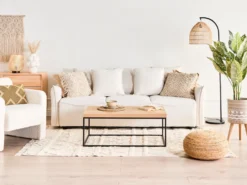 Forhøjet plantekrukke MILINA 30 cm Beige
