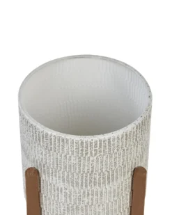 Forhøjet plantekrukke PINSAPO Metal 30 cm Grå