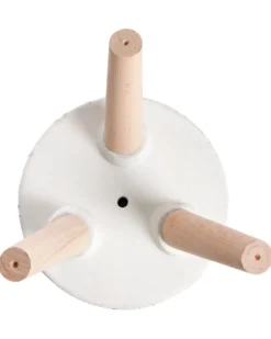 Forhøjet plantekrukke PREWEZA 23 cm Cremehvid