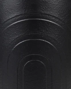 Forhøjet plantekrukke SEROTINA Metal 32 cm Sort