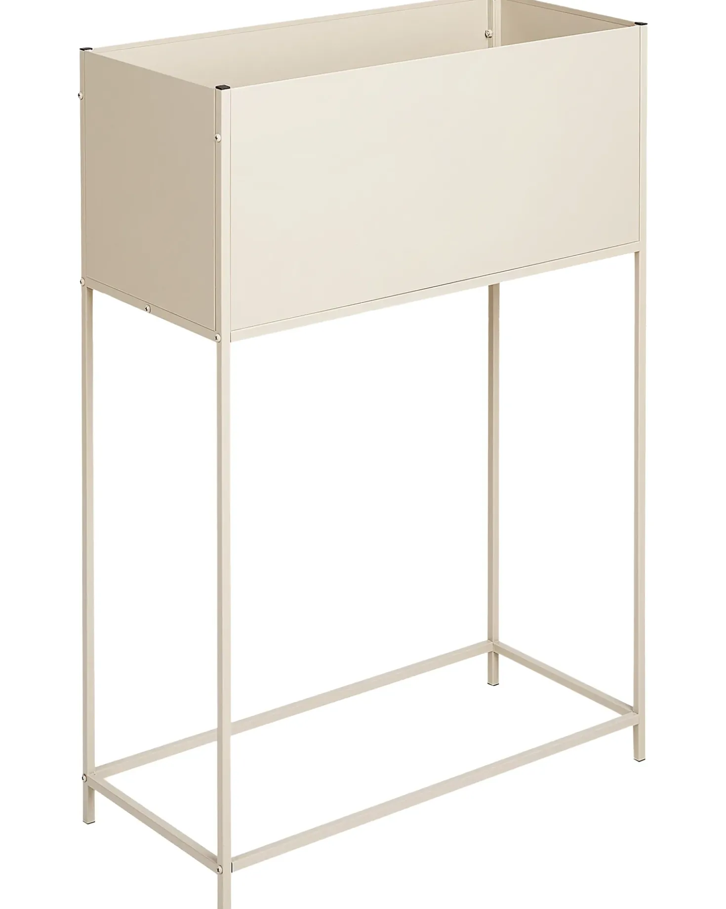 Forhøjet plantekrukke TAPIEN Metal 70 cm Beige