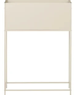 Forhøjet plantekrukke TAPIEN Metal 70 cm Beige