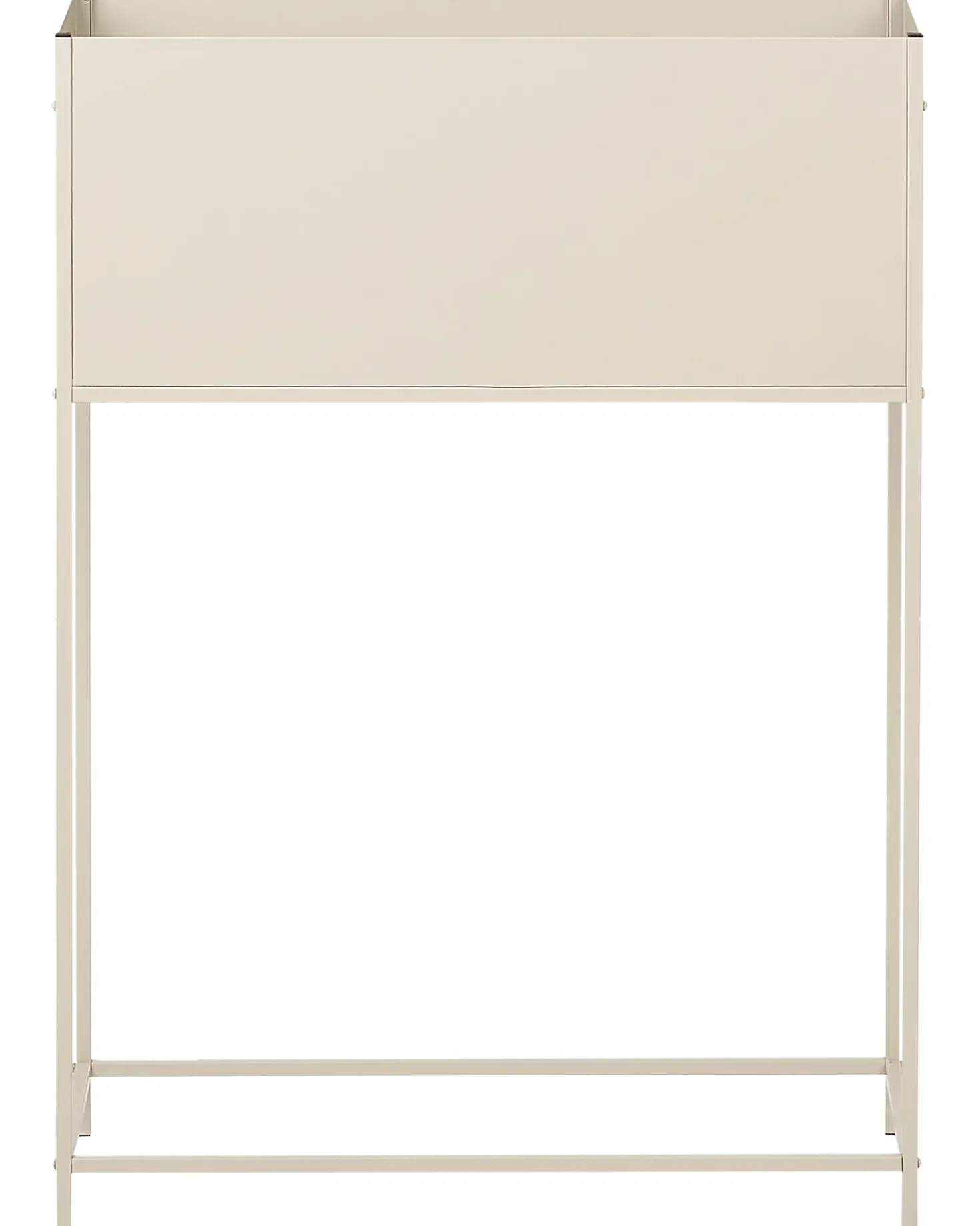 Forhøjet plantekrukke TAPIEN Metal 70 cm Beige