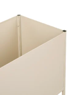 Forhøjet plantekrukke TAPIEN Metal 70 cm Beige