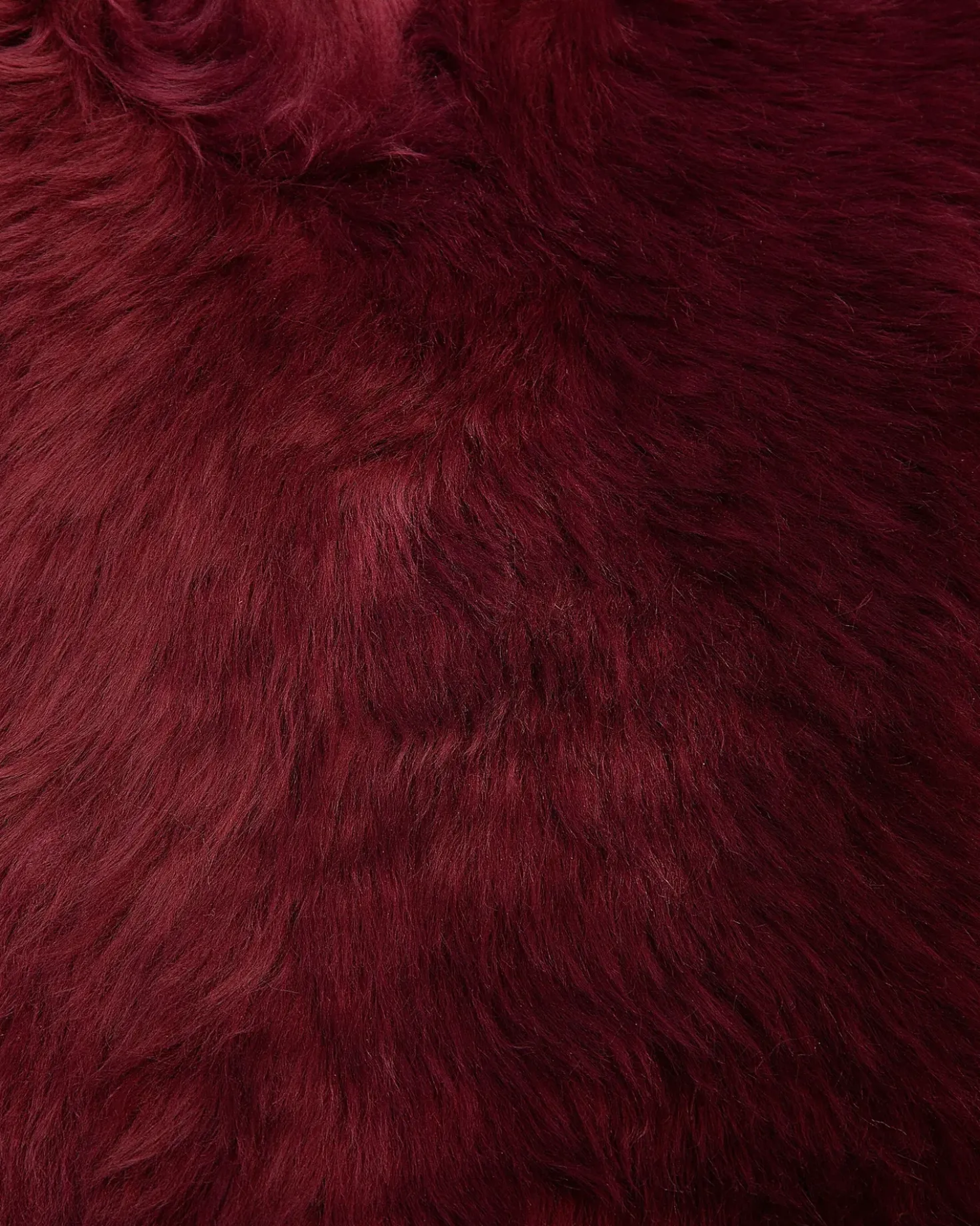fåreskindstæppe ULURU Bordeaux 65 x 110 cm