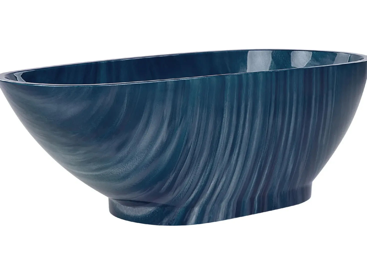 Fritstående badekar RIOJA 170 x 80 cm Navy Blå