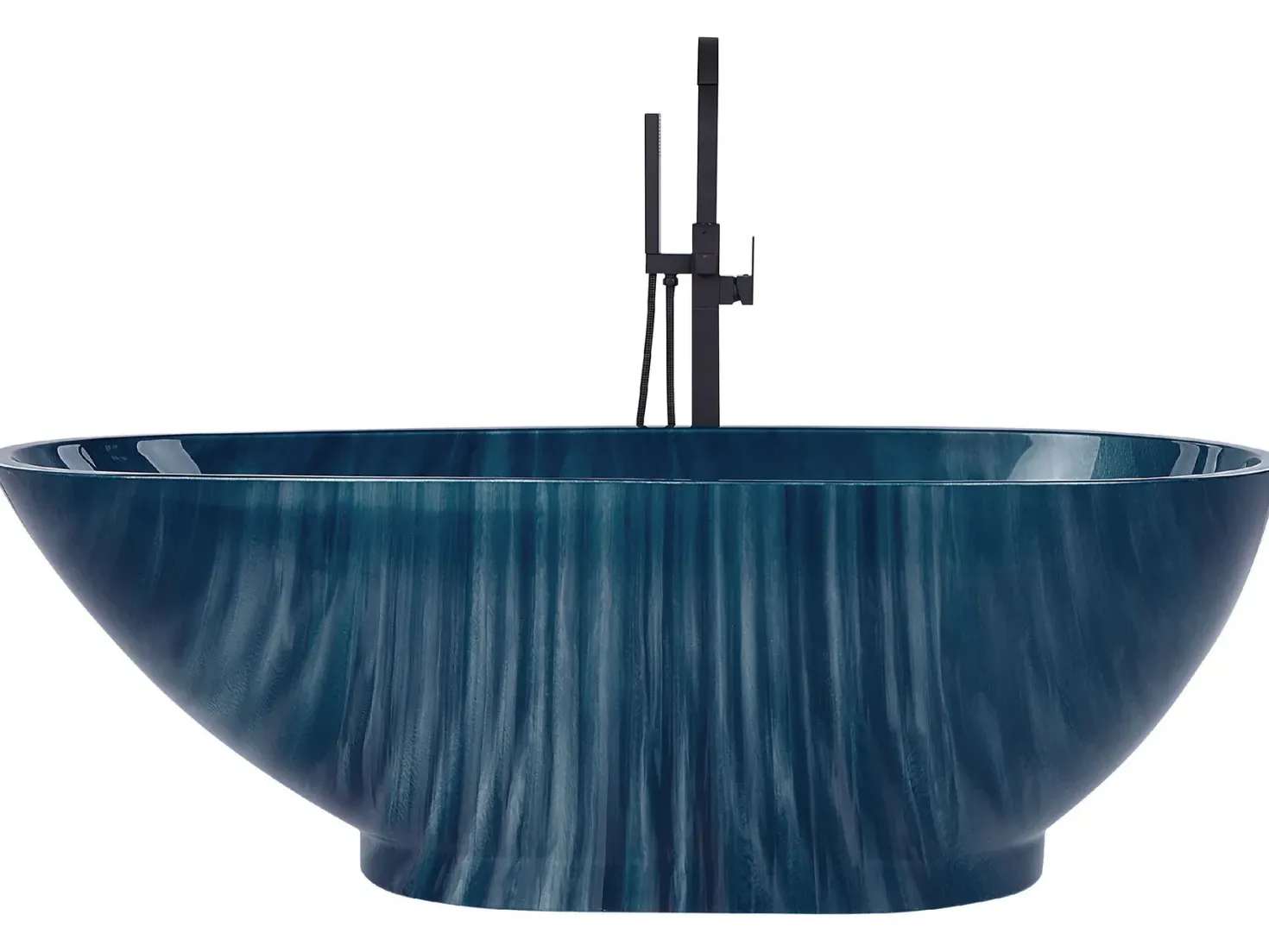 Fritstående badekar RIOJA 170 x 80 cm Navy Blå