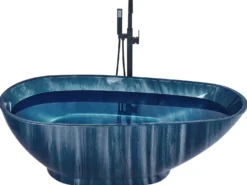 Fritstående badekar RIOJA 170 x 80 cm Navy Blå