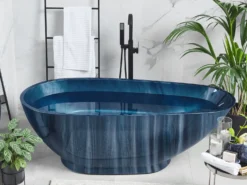 Fritstående badekar RIOJA 170 x 80 cm Navy Blå