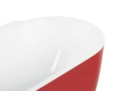 Fritstående badekar ROTSO 170 x 80 cm Rød