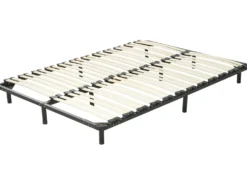 Fritstående sengebund med lameller COMBOURG 140 x 200 cm