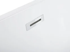 Fritstående spabad med LED NEVIS 170 x 80 cm Sort