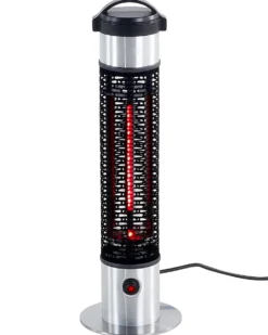 Fritstående infrarød terrassevarmer VEZUVIO 800 W Sort