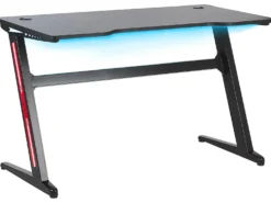 Gaming Bord DARFUR Sort 120 cm 60 cm RGB LED