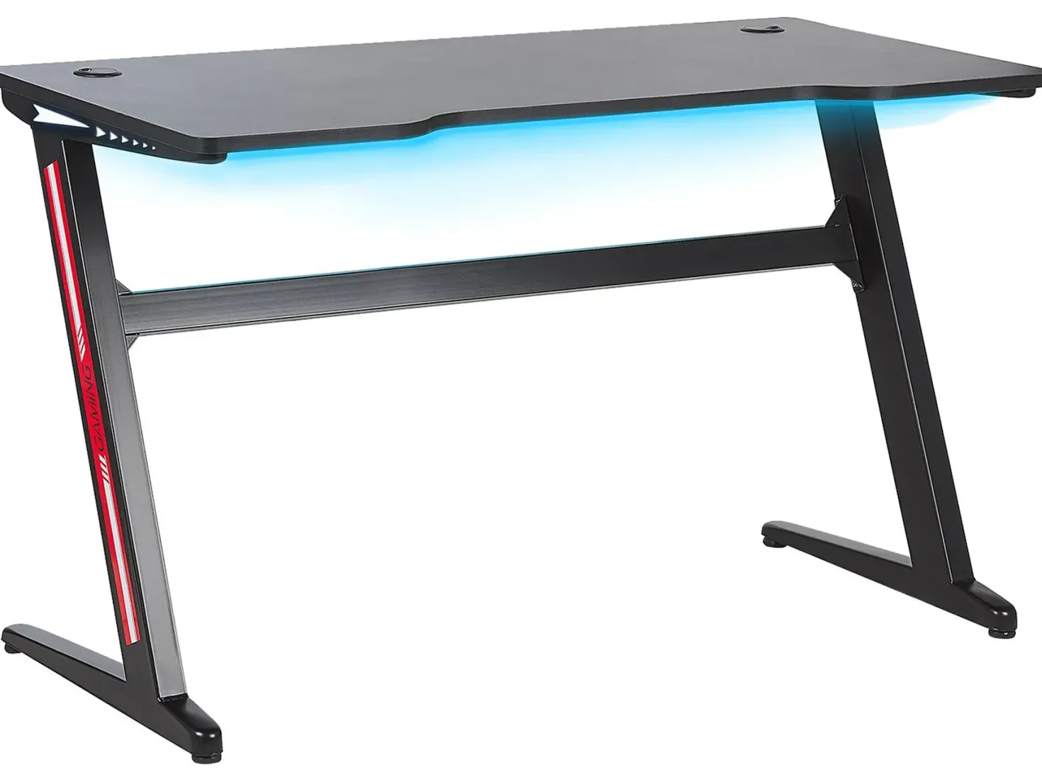 Gaming Bord DARFUR Sort 120 cm 60 cm RGB LED