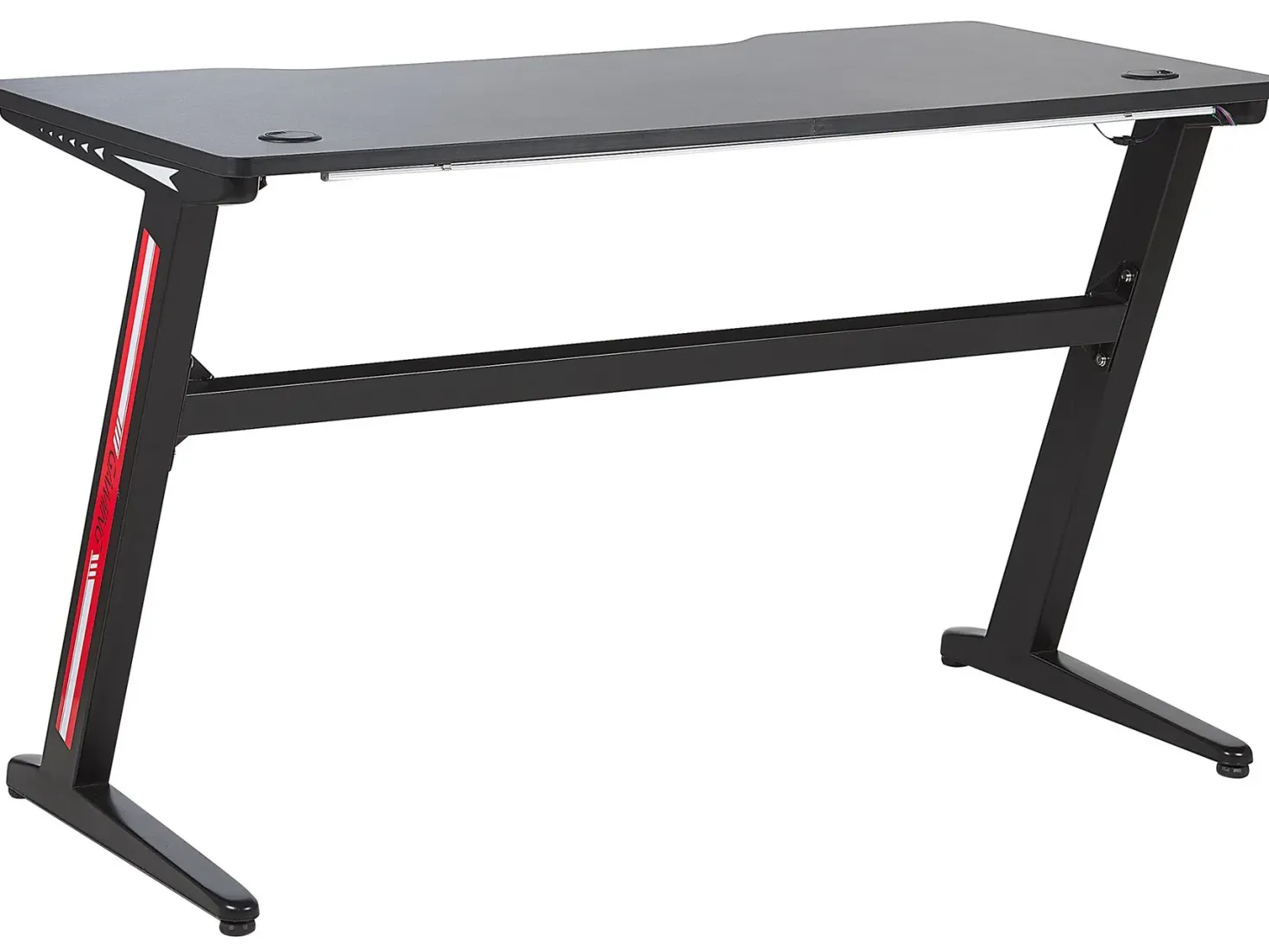 Gaming Bord DARFUR Sort 120 cm 60 cm RGB LED