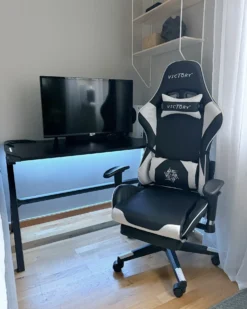 Gaming Bord DANVERS Sort 120 cm 60 cm RGB LED