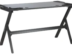 Gaming Bord DANVERS Sort 120 cm 60 cm RGB LED