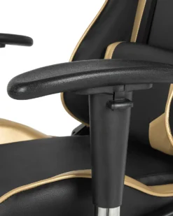 Gamingstol KNIGHT Kunstlæder Guld