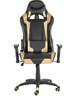 Gamingstol KNIGHT Kunstlæder Guld
