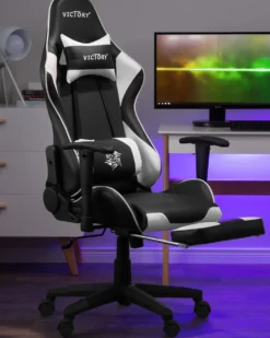 Gamingstol VICTORY Kunstlæder Hvid