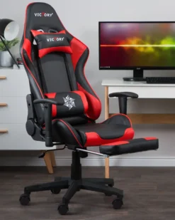 Gamingstol VICTORY Kunstlæder Rød