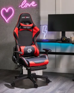 Gamingstol VICTORY Kunstlæder Rød