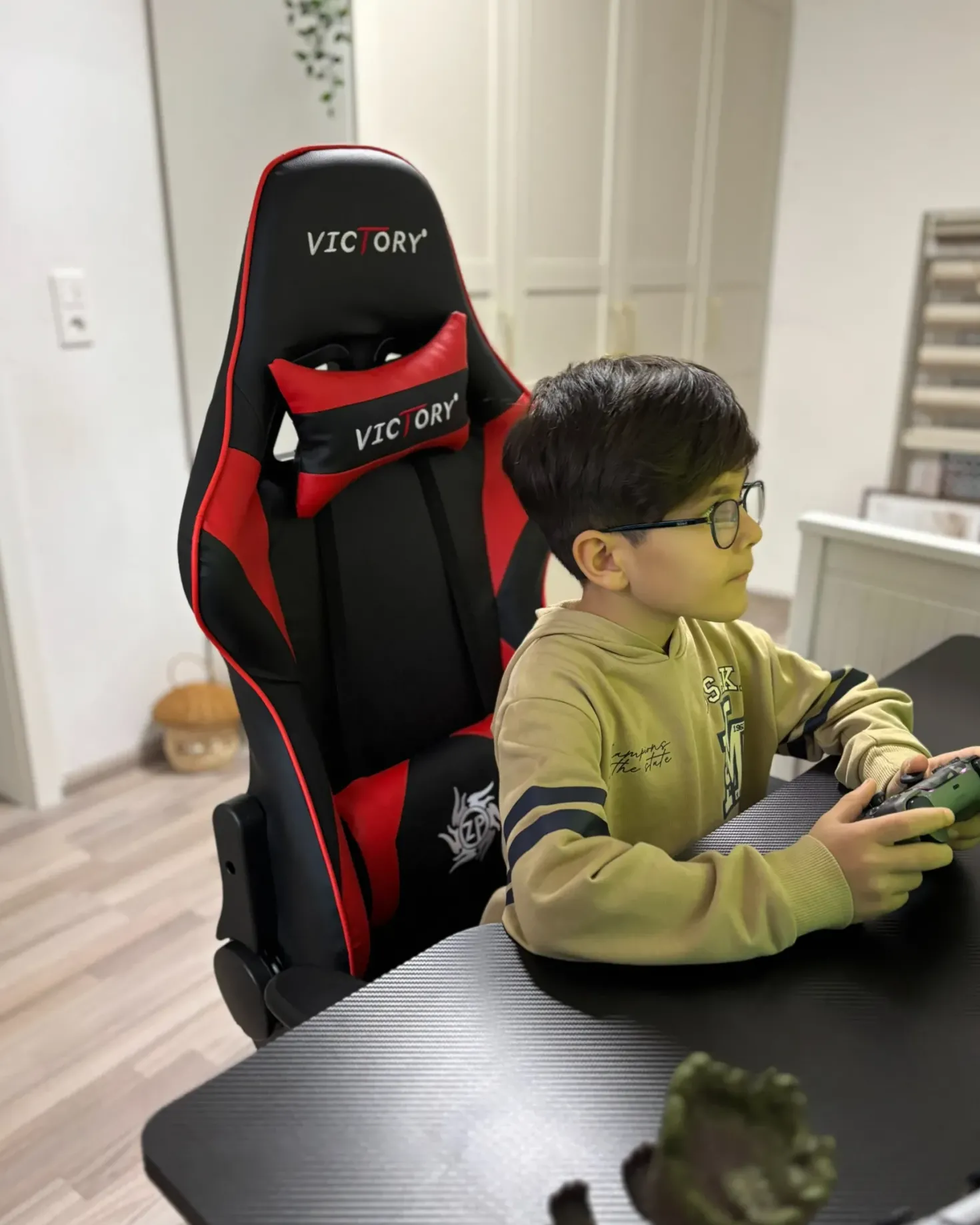 Gamingstol VICTORY Kunstlæder Rød