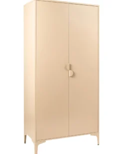 Garderobeskab ARDURA Beige Metal