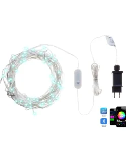 Gardinlys Smart LED med app KULUSUK 150 x 320 cm Multifarvet