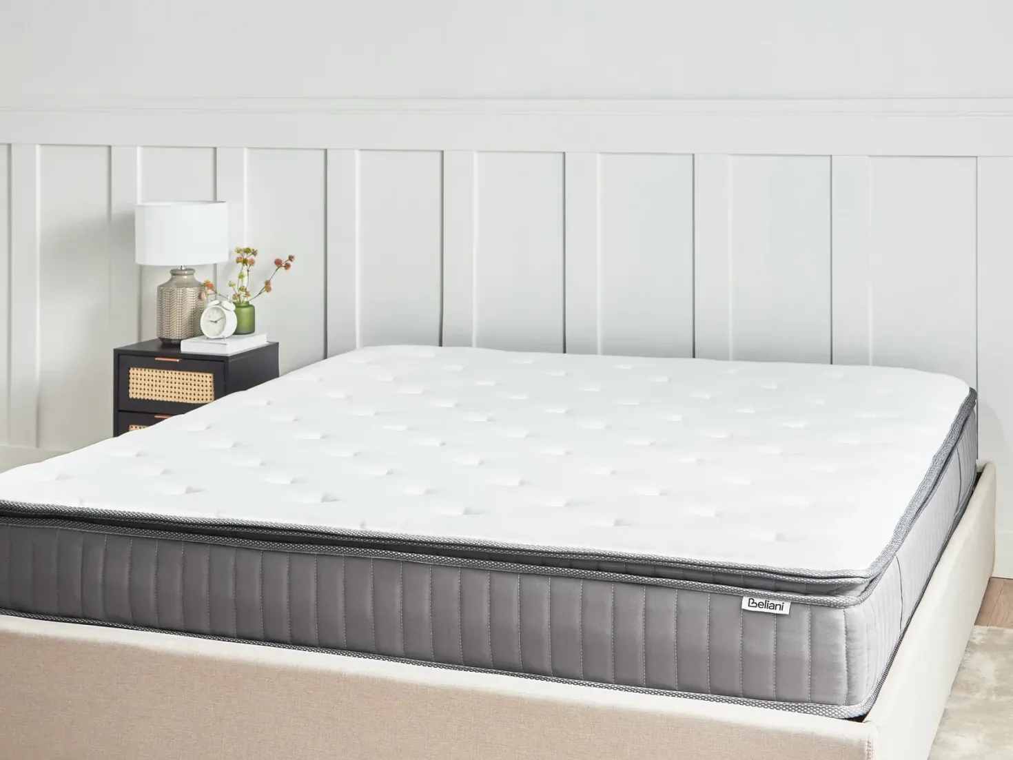 Gel memoryskum pocketfjedre madras PLEASANT H3/4 Fast 180 x 200 cm