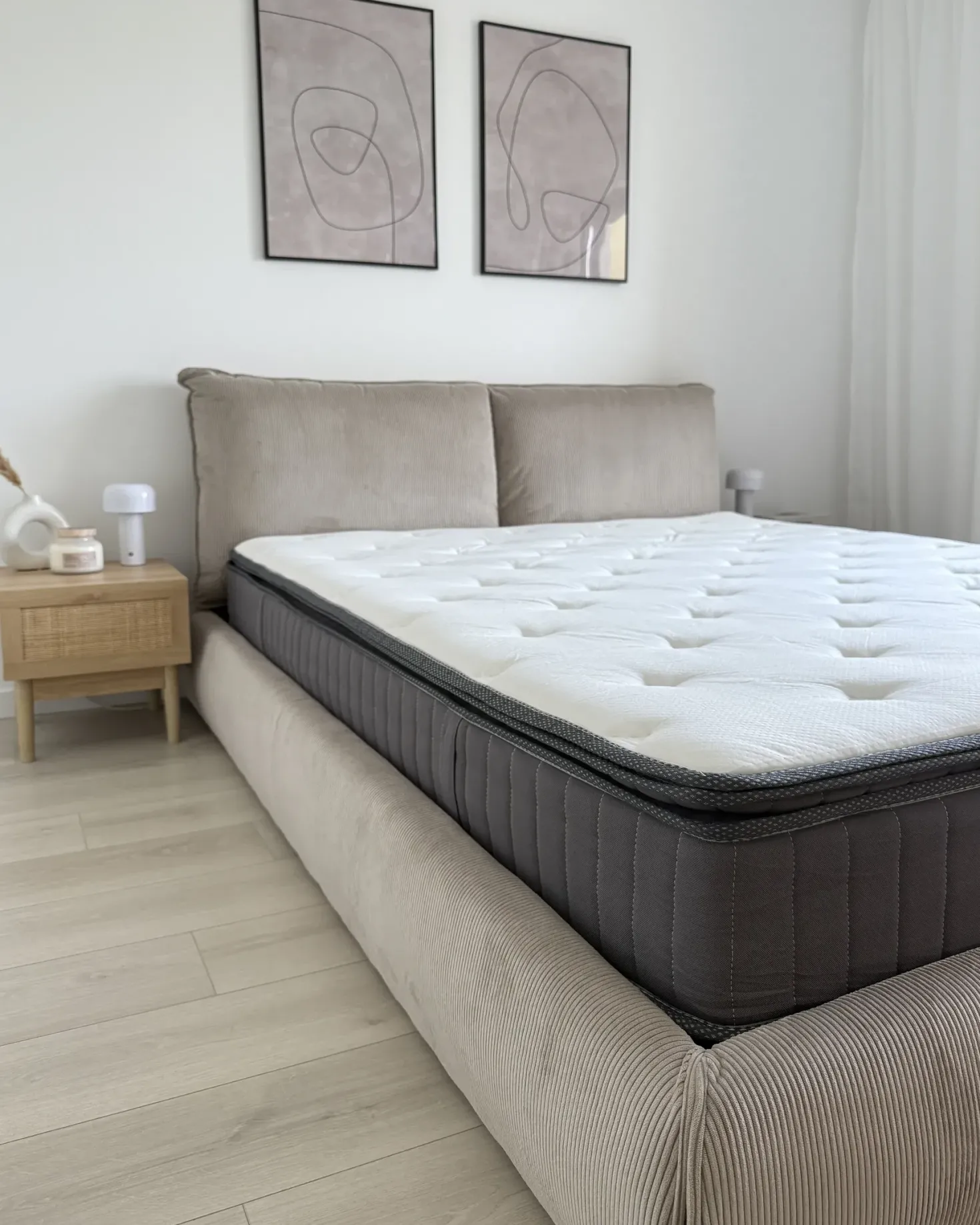 Gel memoryskum pocketfjedre madras PLEASANT H3/4 Fast 180 x 200 cm