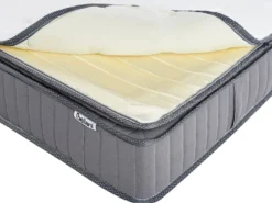 Gel memoryskum pocketfjedre madras PLEASANT H3/4 Fast 180 x 200 cm