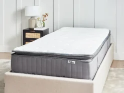 Gel memoryskum pocketfjedre madras PLEASANT H2/3 Medium 90 x 200 cm