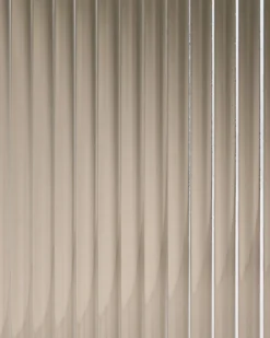 Glas vitrine skænk LERRYN Metal 90 cm Beige