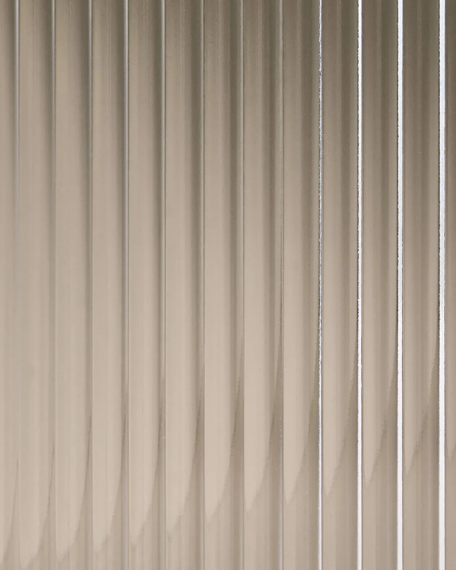 Glas vitrine skænk LERRYN Metal 90 cm Beige