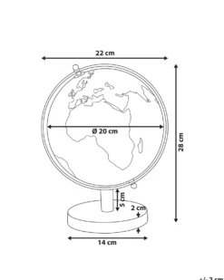 Globus CABOT Lyserød 28 cm