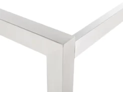 GROSSETO 6 personers Havemøbelsæt Sort Granit Trippelplade Poleret