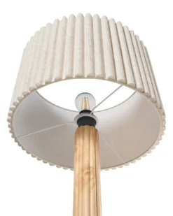 Gulvlampe BELESSA Hør Lys Beige